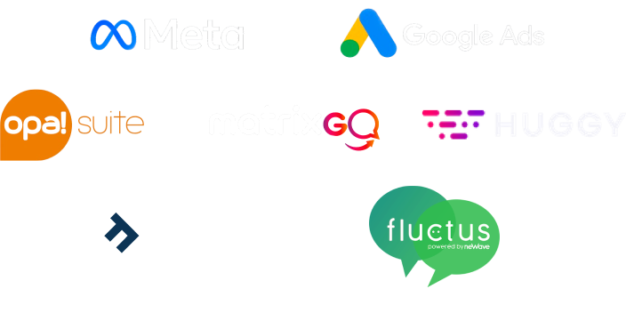 Painel de integrações com softwares